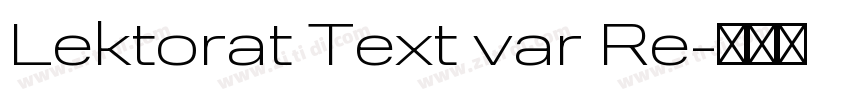 Lektorat Text var Re字体转换